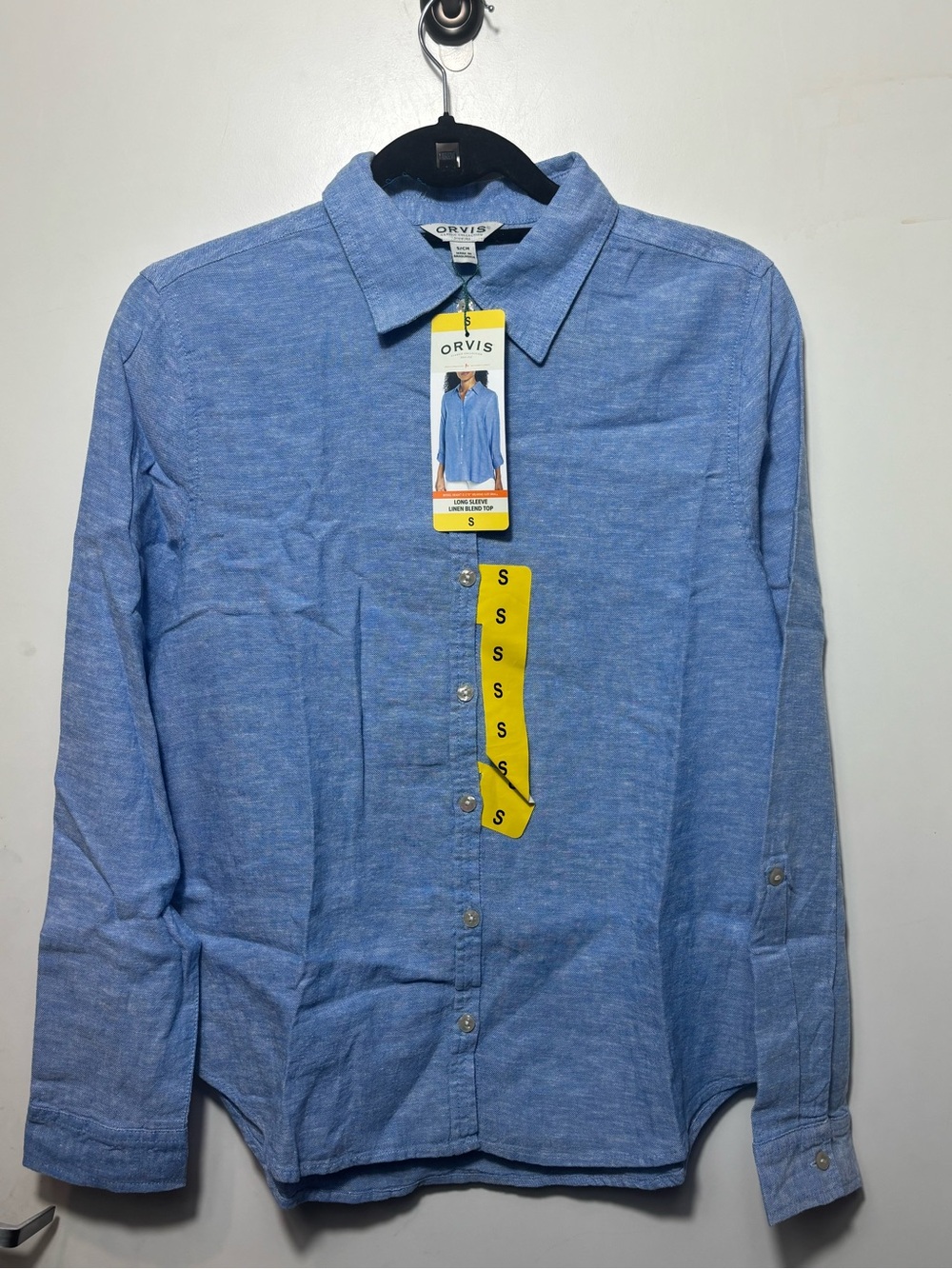 Orvis Light Blue or White Casual Button Down Shirt